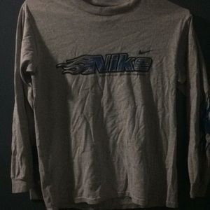 It’s a gray bike long sleeve